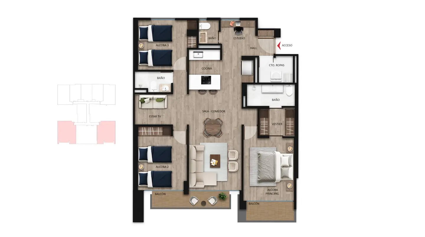 APTO 115 M2