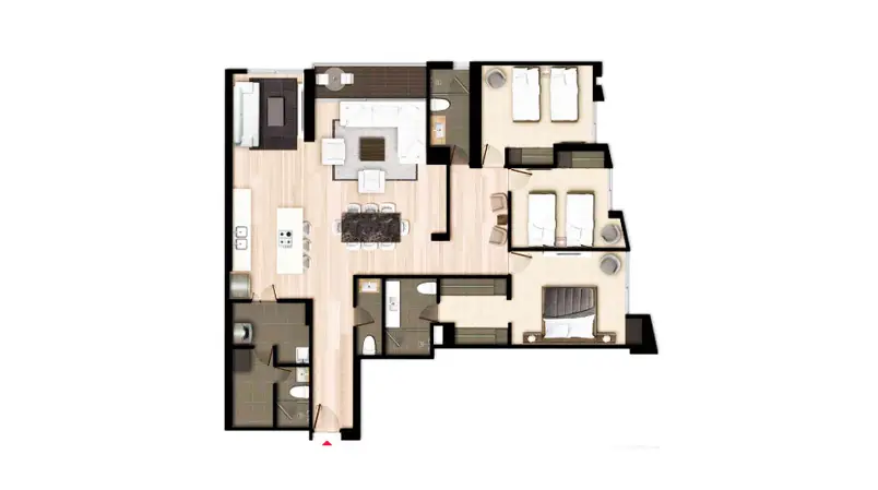Plano Apto Casa Artek 1