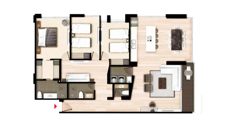 Plano Apto Casa Artek 6