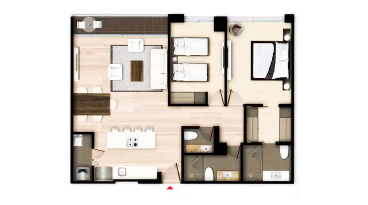 Plano Apto Casa Artek 7